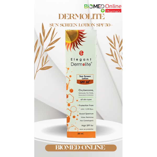Elegant Dermolite Sunscreen Lotion SPF 50+